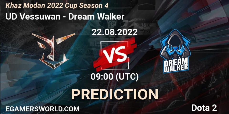 Pronóstico UD Vessuwan - Dream Walker. 22.08.2022 at 09:01, Dota 2, Khaz Modan 2022 Cup Season 4