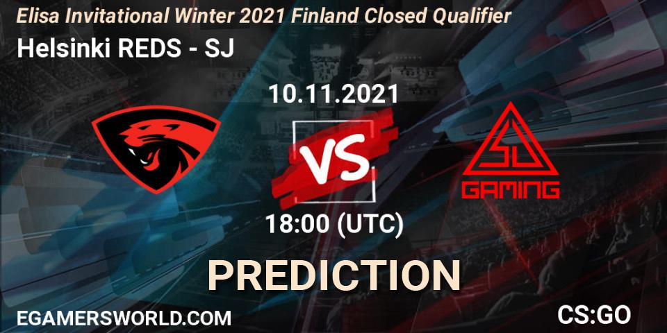 Pronóstico Helsinki REDS - SJ. 10.11.21, CS2 (CS:GO), Elisa Invitational Winter 2021 Finland Closed Qualifier