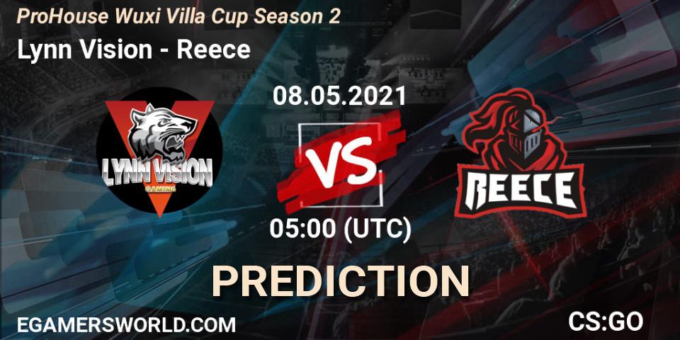 Pronóstico Lynn Vision - Reece. 08.05.2021 at 05:00, Counter-Strike (CS2), ProHouse Wuxi Villa Cup Season 2