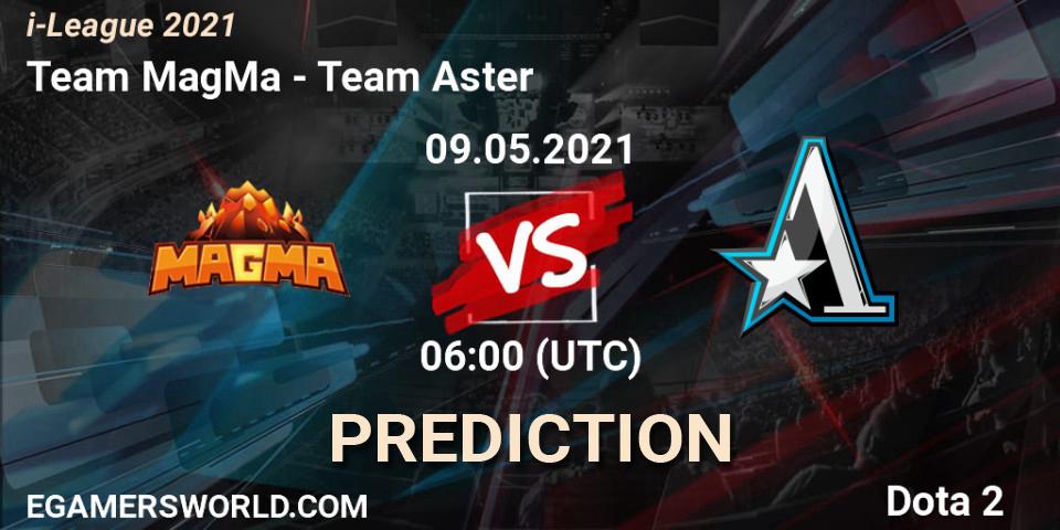 Pronóstico Team MagMa - Team Aster. 09.05.2021 at 05:58, Dota 2, i-League 2021 Season 1