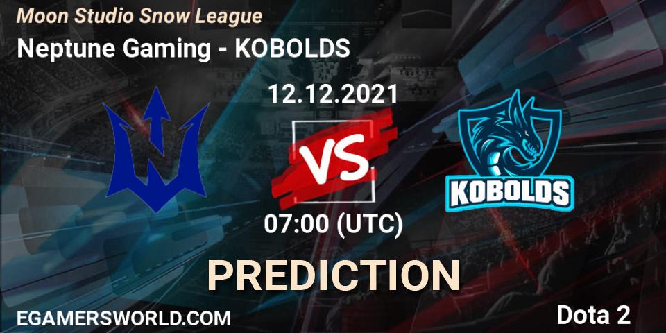 Pronóstico Neptune Gaming - KOBOLDS. 12.12.2021 at 07:06, Dota 2, Moon Studio Snow League