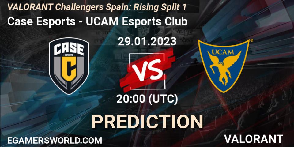 Pronóstico Case Esports - UCAM Esports Club. 29.01.23, VALORANT, VALORANT Challengers 2023 Spain: Rising Split 1
