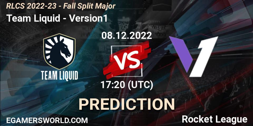 Pronóstico Team Liquid - Version1. 08.12.2022 at 17:20, Rocket League, RLCS 2022-23 - Fall Split Major