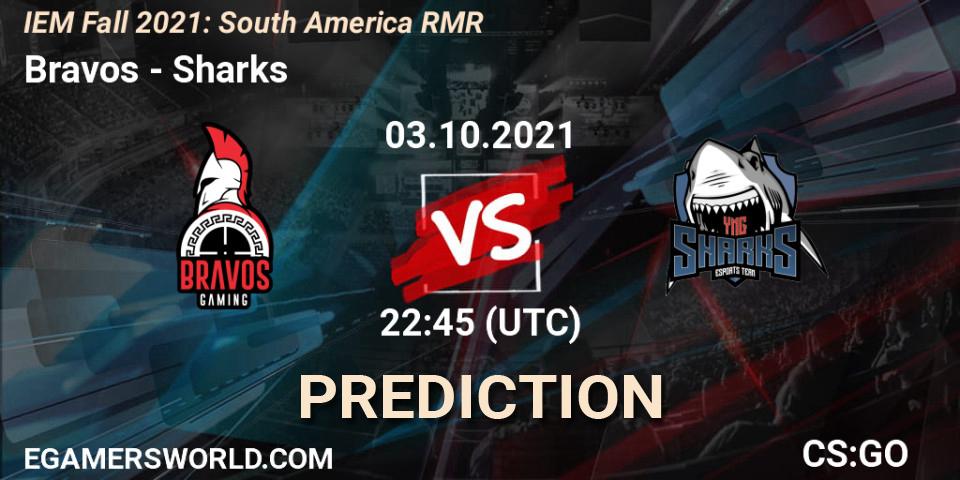 Pronóstico Bravos - Sharks. 03.10.2021 at 22:45, Counter-Strike (CS2), IEM Fall 2021: South America RMR
