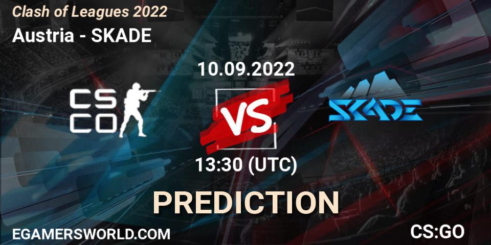 Pronóstico Austria - SKADE. 10.09.2022 at 13:30, Counter-Strike (CS2), Clash of Leagues 2022