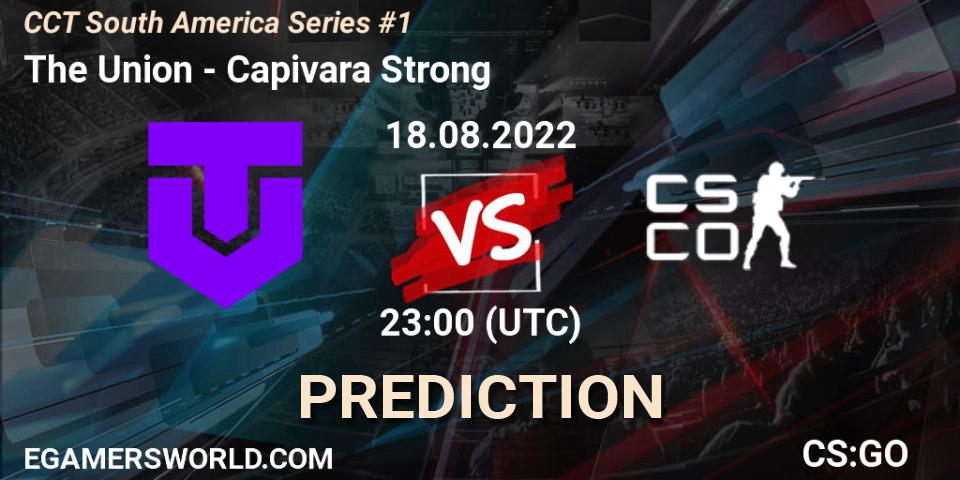 Pronóstico The Union - Capivara Strong. 18.08.2022 at 23:40, Counter-Strike (CS2), CCT South America Series #1