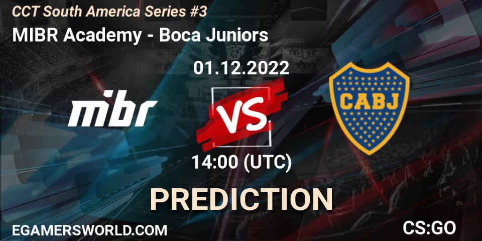 Pronóstico MIBR Academy - Boca Juniors. 01.12.22, CS2 (CS:GO), CCT South America Series #3