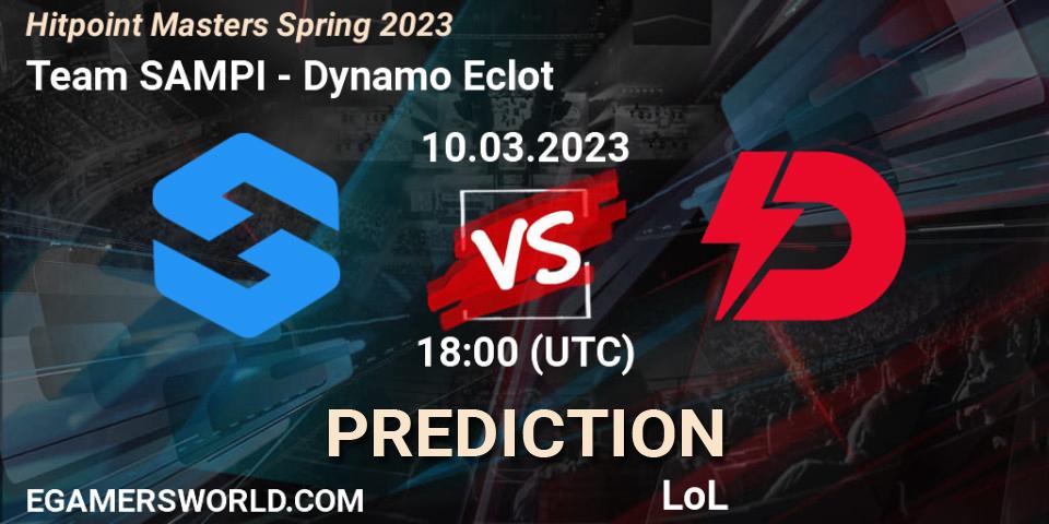 Pronóstico Team SAMPI - Dynamo Eclot. 14.02.23, LoL, Hitpoint Masters Spring 2023