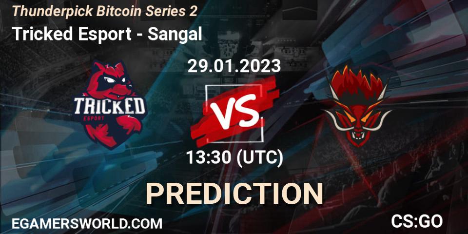 Pronóstico Tricked Esport - Sangal. 29.01.23, CS2 (CS:GO), Thunderpick Bitcoin Series 2