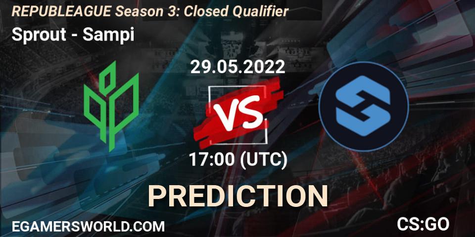 Pronóstico Sprout - Sampi. 29.05.2022 at 17:00, Counter-Strike (CS2), REPUBLEAGUE Season 3: Closed Qualifier