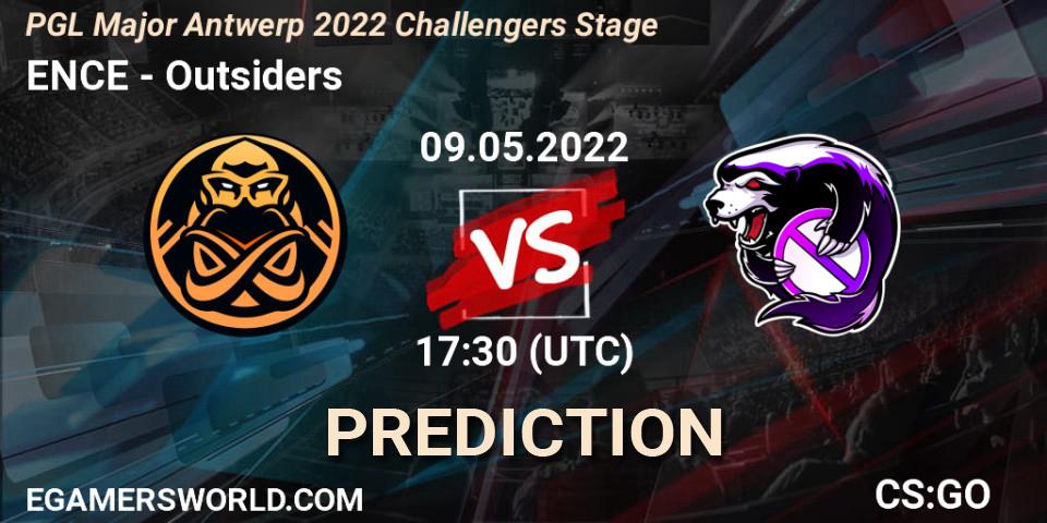 Pronóstico ENCE - Outsiders. 09.05.2022 at 18:10, Counter-Strike (CS2), PGL Major Antwerp 2022 Challengers Stage