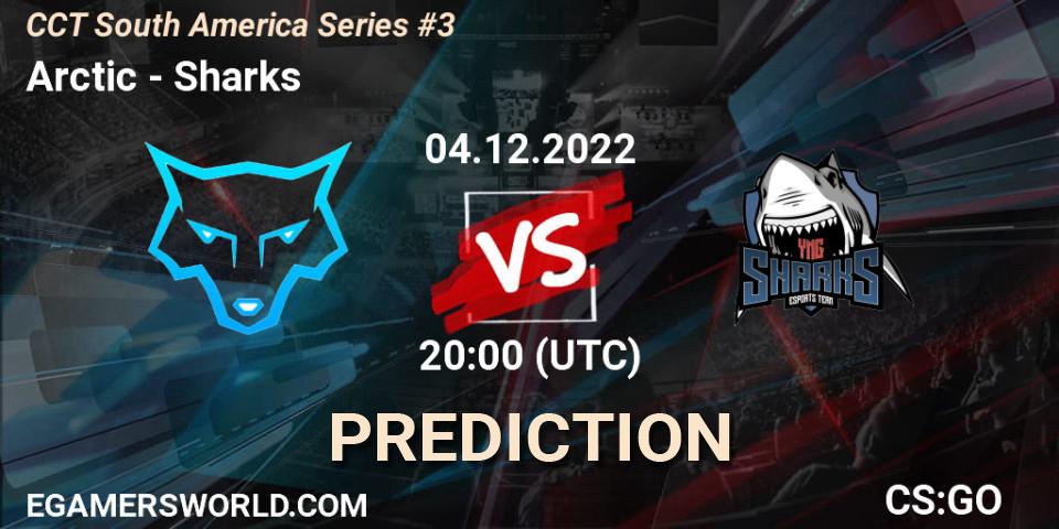 Pronóstico Arctic - Sharks. 04.12.2022 at 20:00, Counter-Strike (CS2), CCT South America Series #3