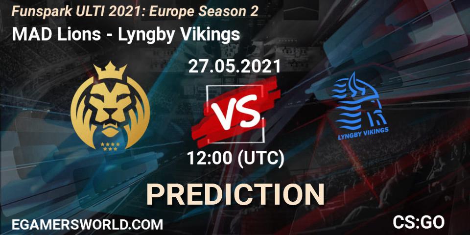 Pronóstico MAD Lions - Lyngby Vikings. 27.05.2021 at 12:00, Counter-Strike (CS2), Funspark ULTI 2021: Europe Season 2