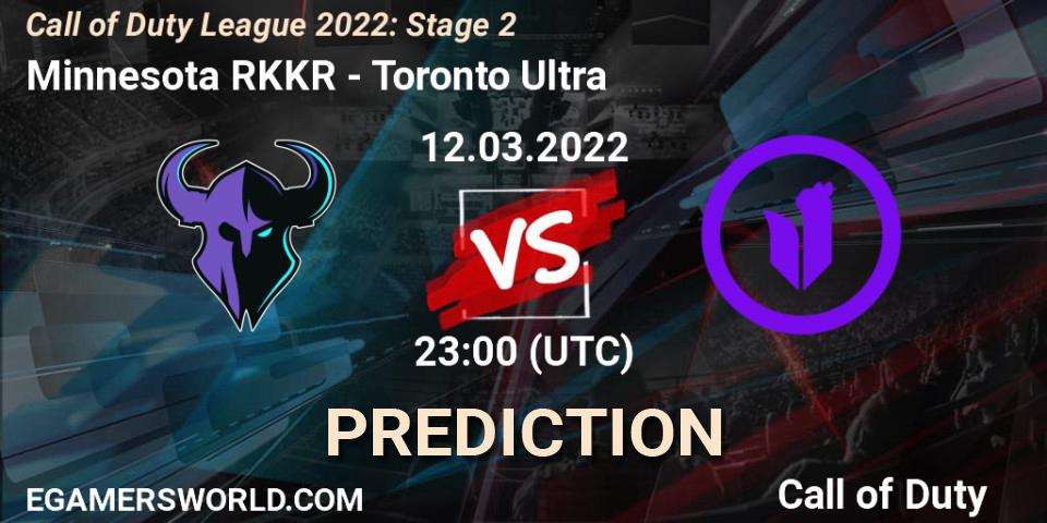 Pronóstico Minnesota RØKKR - Toronto Ultra. 12.03.2022 at 23:00, Call of Duty, Call of Duty League 2022: Stage 2