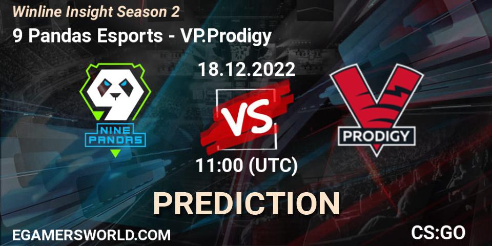 Pronóstico 9 Pandas Esports - VP.Prodigy. 18.12.2022 at 11:00, Counter-Strike (CS2), Winline Insight Season 2
