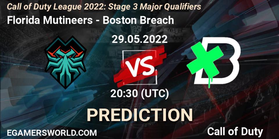 Pronóstico Florida Mutineers - Boston Breach. 29.05.2022 at 20:30, Call of Duty, Call of Duty League 2022: Stage 3