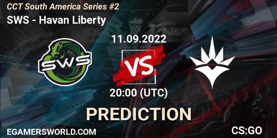 Pronóstico SWS - Havan Liberty. 11.09.2022 at 20:00, Counter-Strike (CS2), CCT South America Series #2