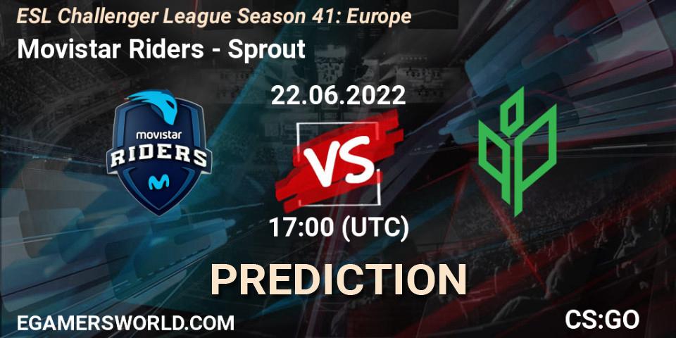 Pronóstico Movistar Riders - Sprout. 22.06.2022 at 17:00, Counter-Strike (CS2), ESL Challenger League Season 41: Europe