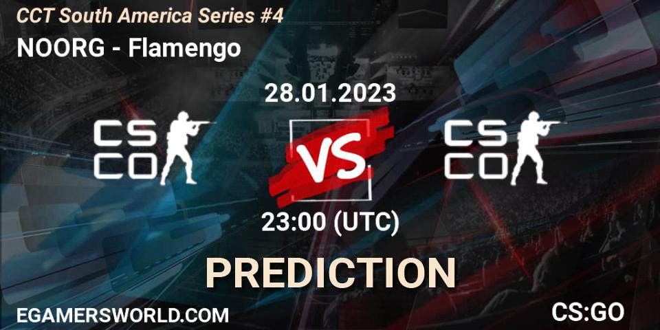 Pronóstico NOORG - Flamengo. 28.01.23, CS2 (CS:GO), CCT South America Series #4