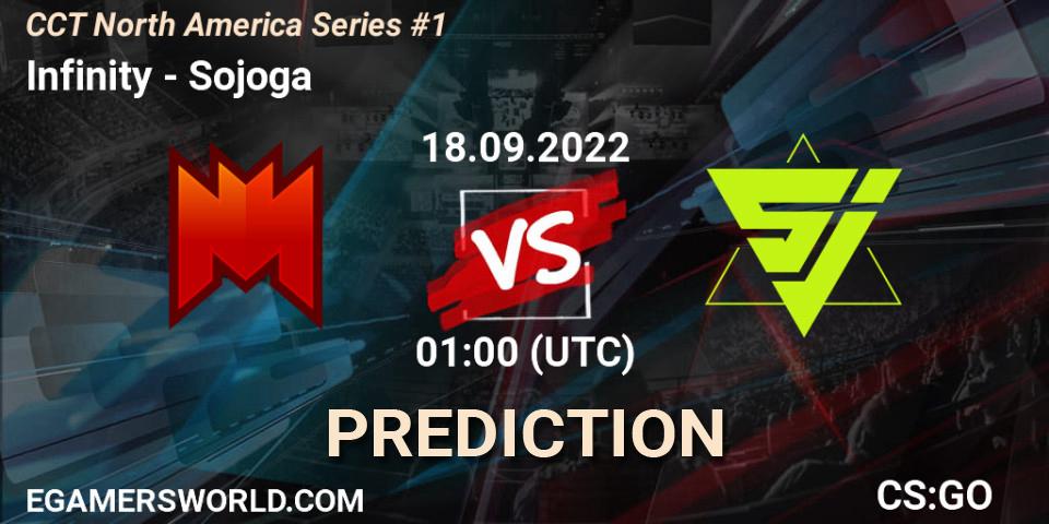 Pronóstico Infinity - Sojoga. 18.09.2022 at 01:00, Counter-Strike (CS2), CCT North America Series #1