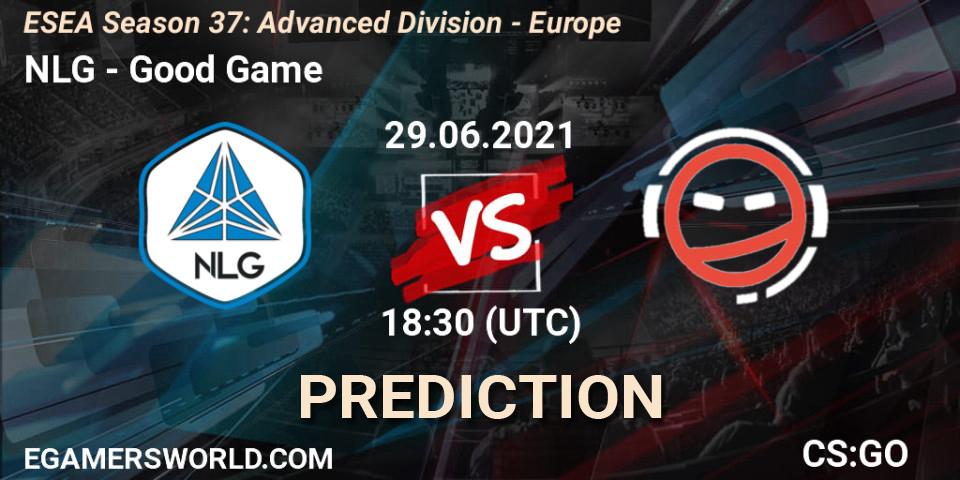 Pronóstico NLG - Good Game. 29.06.2021 at 19:00, Counter-Strike (CS2), ESEA Season 37: Advanced Division - Europe