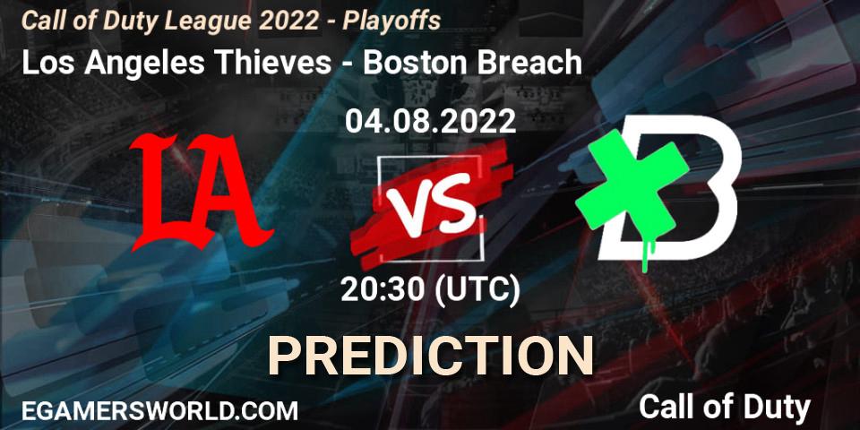 Pronóstico Los Angeles Thieves - Boston Breach. 04.08.22, Call of Duty, Call of Duty League 2022 - Playoffs