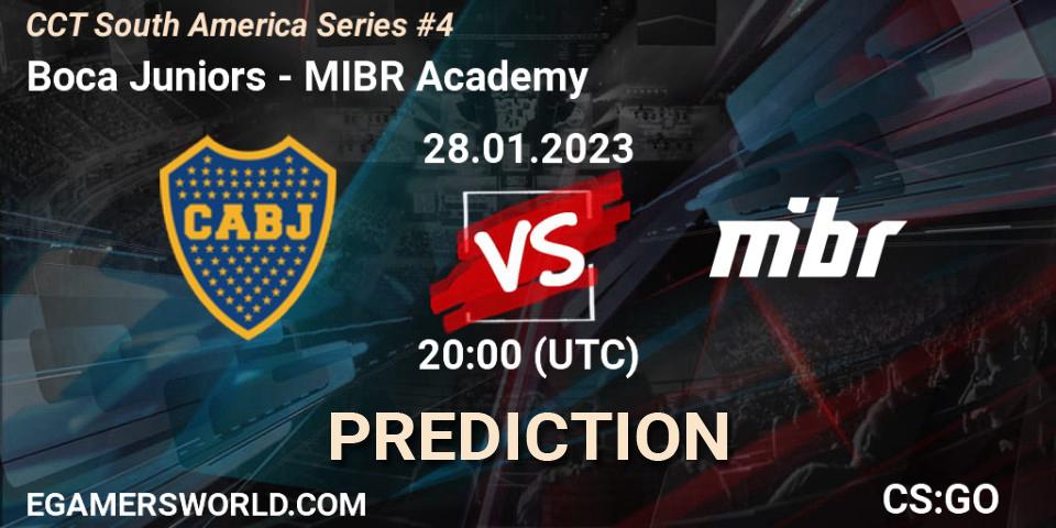 Pronóstico Boca Juniors - MIBR Academy. 28.01.23, CS2 (CS:GO), CCT South America Series #4