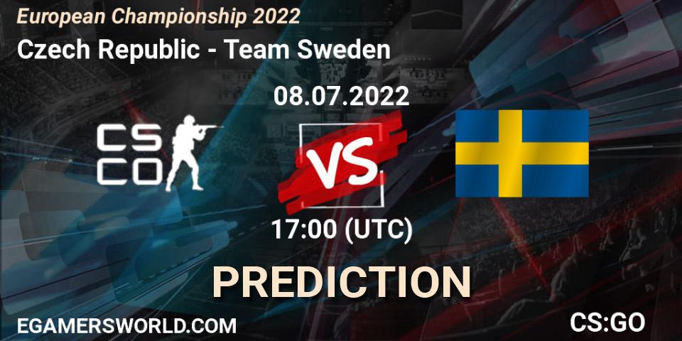 Pronóstico Czech Republic - Team Sweden. 08.07.2022 at 14:00, Counter-Strike (CS2), European Championship 2022