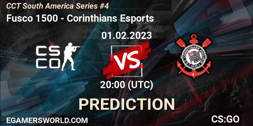 Pronóstico Fuscão 1500 - Corinthians Esports. 01.02.23, CS2 (CS:GO), CCT South America Series #4