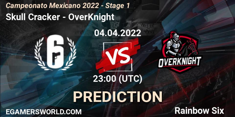 Pronóstico Skull Cracker - OverKnight. 04.04.2022 at 23:00, Rainbow Six, Campeonato Mexicano 2022 - Stage 1