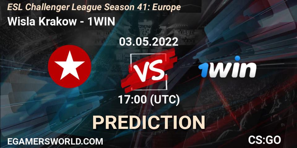 Pronóstico Wisla Krakow - 1WIN. 03.05.22, CS2 (CS:GO), ESL Challenger League Season 41: Europe
