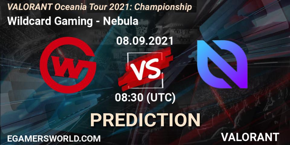 Pronóstico Wildcard Gaming - Nebula. 08.09.2021 at 08:30, VALORANT, VALORANT Oceania Tour 2021: Championship