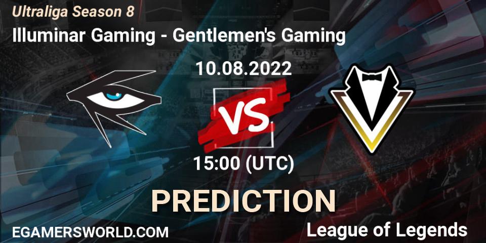 Pronóstico Illuminar Gaming - Gentlemen's Gaming. 10.08.2022 at 15:00, LoL, Ultraliga Season 8