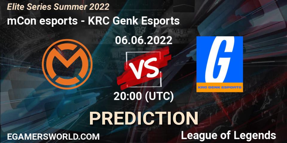 Pronóstico KV Mechelen - KRC Genk Esports. 06.06.2022 at 19:00, LoL, Elite Series Summer 2022
