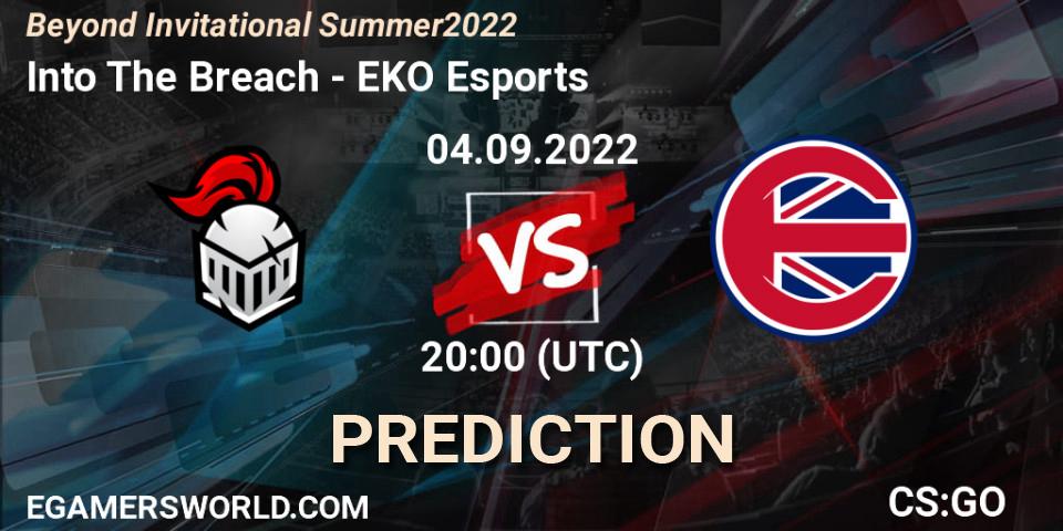 Pronóstico Into The Breach - EKO Esports. 04.09.2022 at 19:30, Counter-Strike (CS2), Beyond Invitational Summer 2022