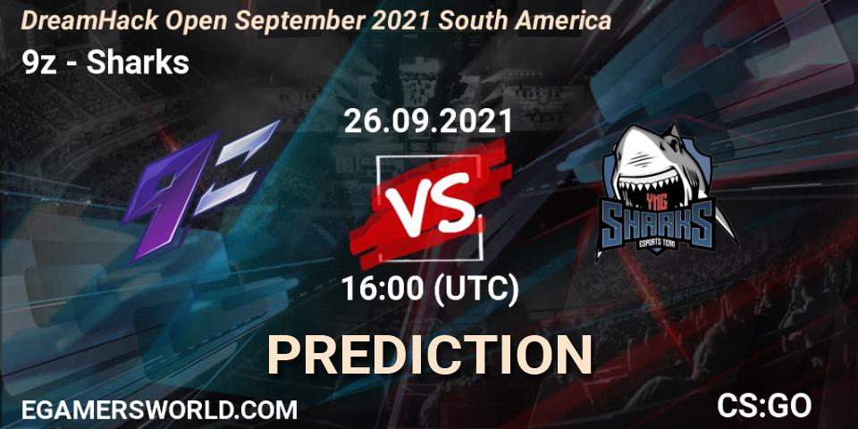Pronóstico 9z - Sharks. 26.09.2021 at 16:00, Counter-Strike (CS2), DreamHack Open September 2021 South America