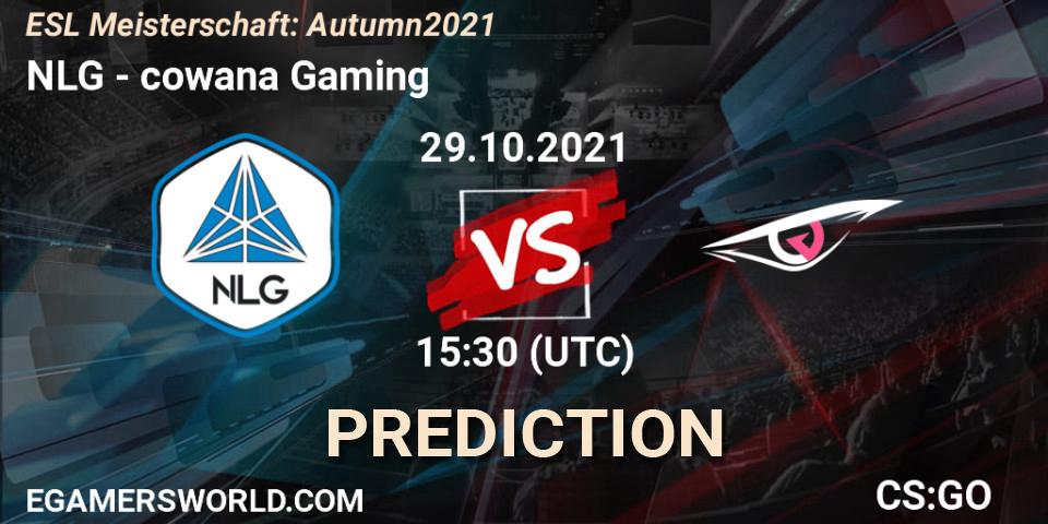 Pronóstico NLG - cowana Gaming. 29.10.2021 at 15:30, Counter-Strike (CS2), ESL Meisterschaft: Autumn 2021