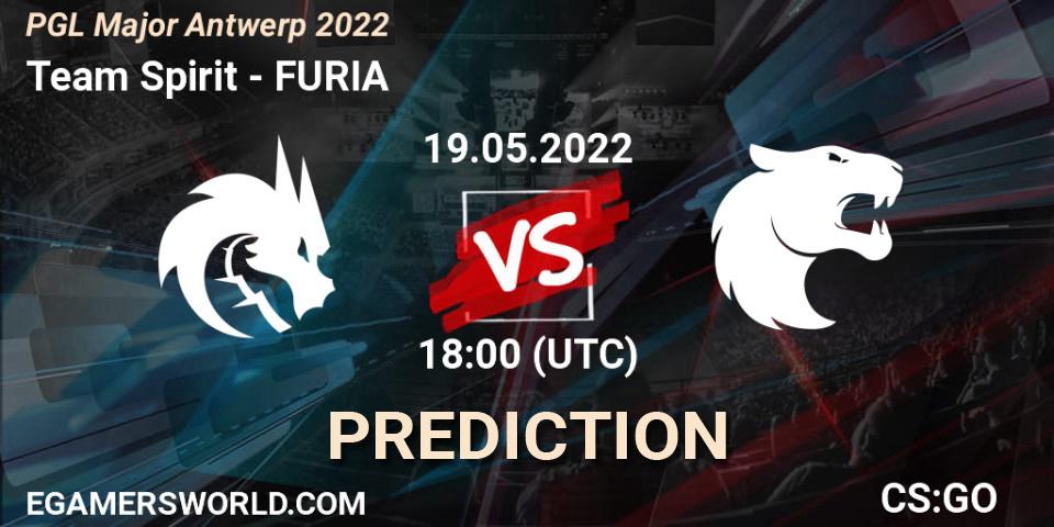 Pronóstico Team Spirit - FURIA. 19.05.2022 at 19:00, Counter-Strike (CS2), PGL Major Antwerp 2022