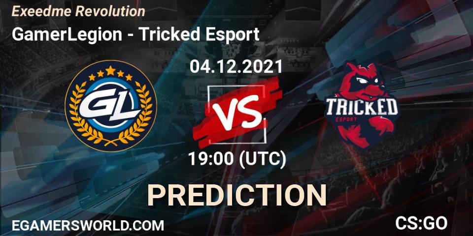 Pronóstico GamerLegion - Tricked Esport. 04.12.2021 at 19:00, Counter-Strike (CS2), Exeedme Revolution