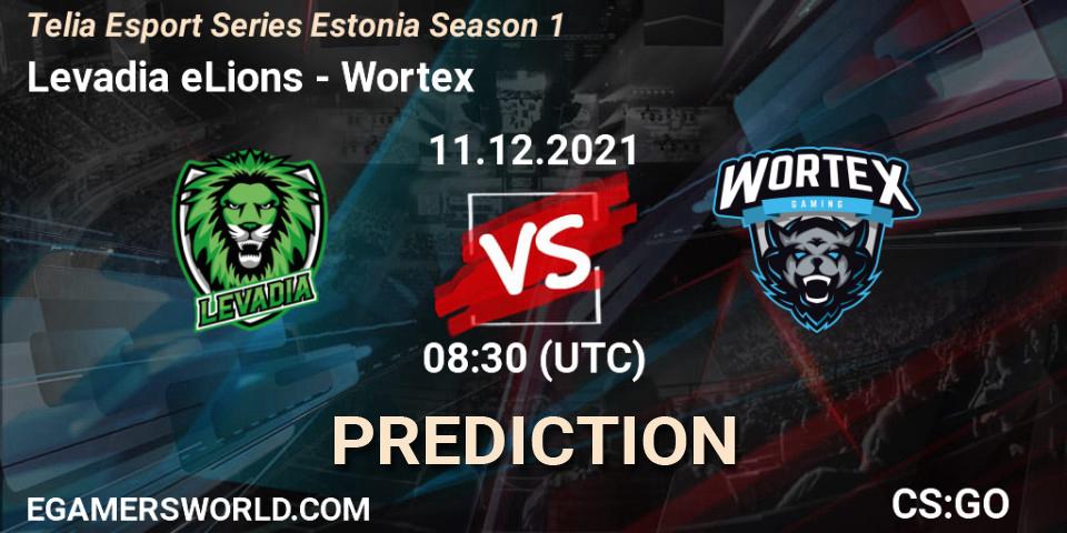 Pronóstico Levadia eLions - Wortex. 11.12.2021 at 08:30, Counter-Strike (CS2), Telia Esport Series Estonia Season 1