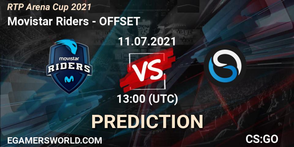 Pronóstico Movistar Riders - OFFSET. 11.07.2021 at 13:00, Counter-Strike (CS2), RTP Arena Cup 2021