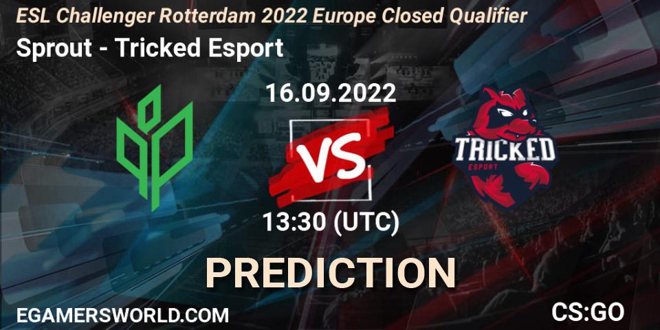 Pronóstico Sprout - Tricked Esport. 16.09.22, CS2 (CS:GO), ESL Challenger Rotterdam 2022 Europe Closed Qualifier