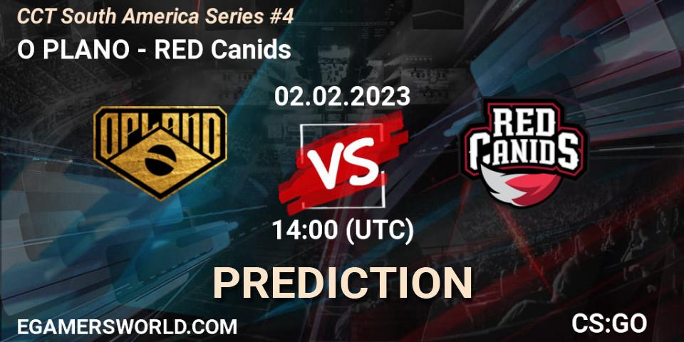 Pronóstico O PLANO - RED Canids. 02.02.23, CS2 (CS:GO), CCT South America Series #4