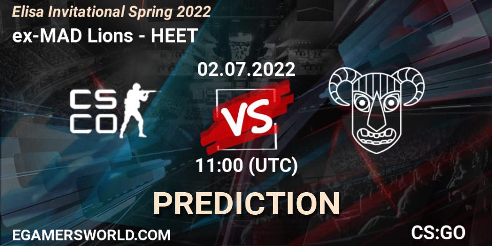 Pronóstico ex-MAD Lions - HEET. 02.07.2022 at 11:00, Counter-Strike (CS2), Elisa Invitational Spring 2022
