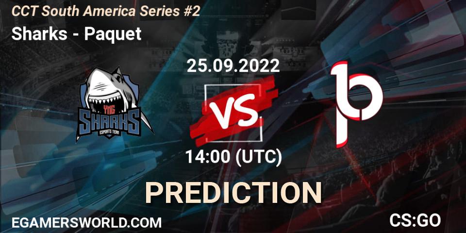 Pronóstico Sharks - Paquetá. 25.09.2022 at 14:00, Counter-Strike (CS2), CCT South America Series #2
