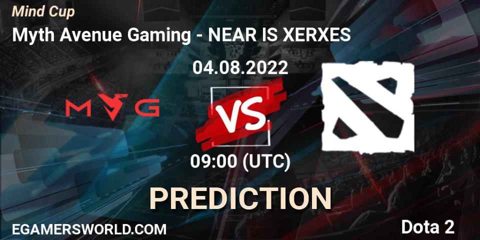 Pronóstico Myth Avenue Gaming - NEAR IS XERXES. 04.08.2022 at 09:02, Dota 2, Mind Cup