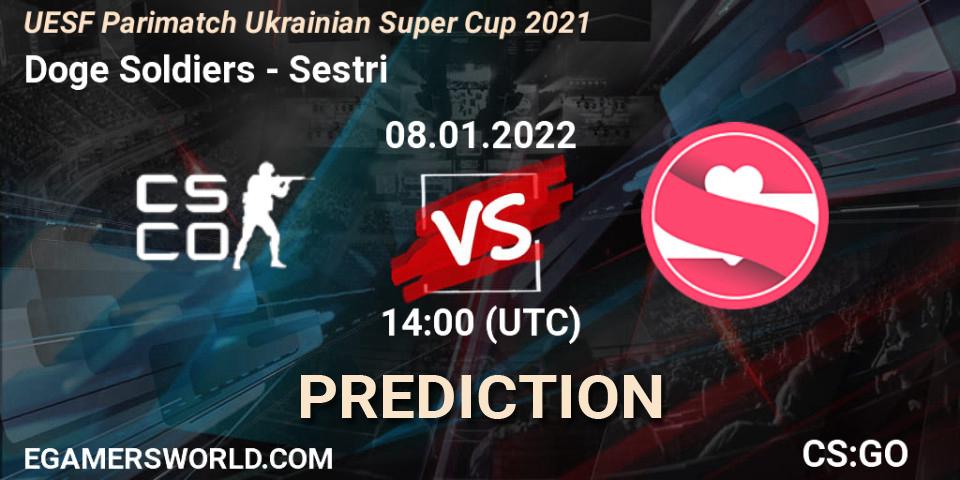 Pronóstico Doge Soldiers - Sestri. 08.01.2022 at 14:10, Counter-Strike (CS2), UESF Parimatch Ukrainian Super Cup 2021