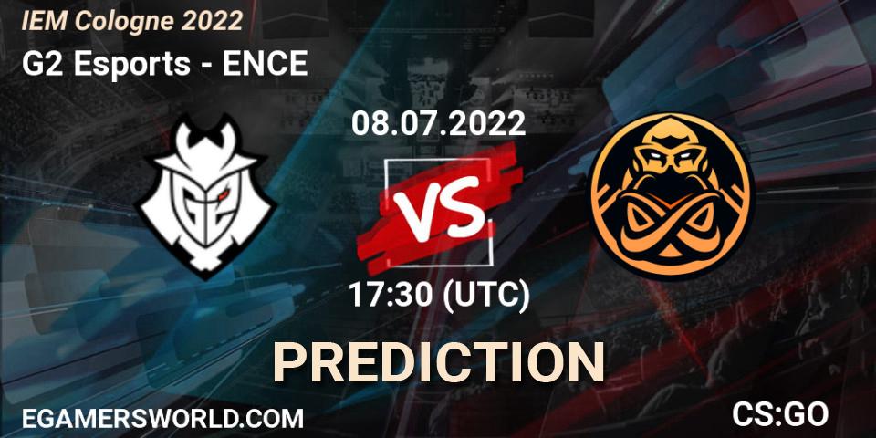 Pronóstico G2 Esports - ENCE. 08.07.2022 at 17:30, Counter-Strike (CS2), IEM Cologne 2022