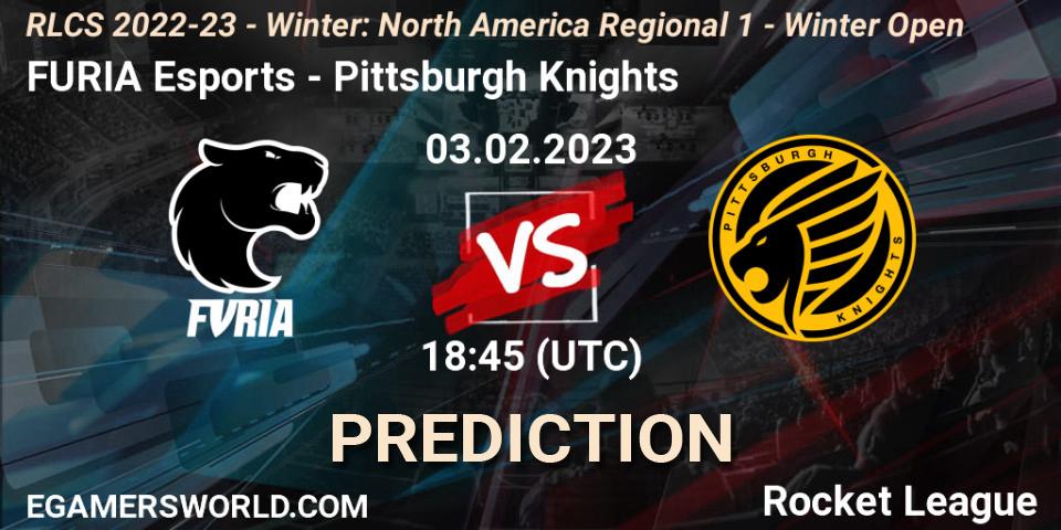 Pronóstico FURIA Esports - Pittsburgh Knights. 03.02.23, Rocket League, RLCS 2022-23 - Winter: North America Regional 1 - Winter Open