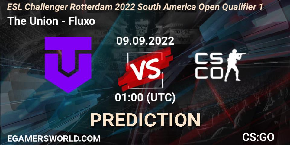 Pronóstico The Union - Fluxo. 09.09.22, CS2 (CS:GO), ESL Challenger Rotterdam 2022 South America Open Qualifier 1